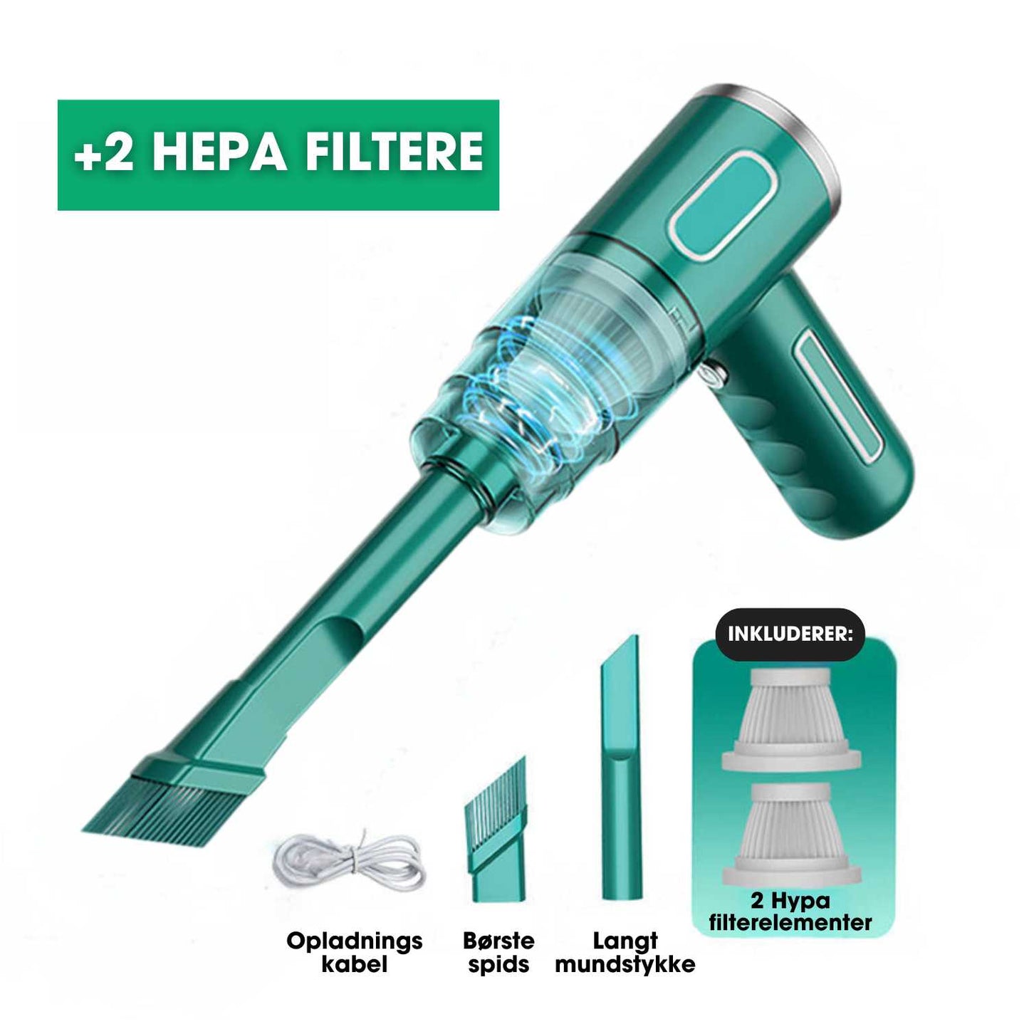 Vortex Pro® - Trådløs bilstøvsuger