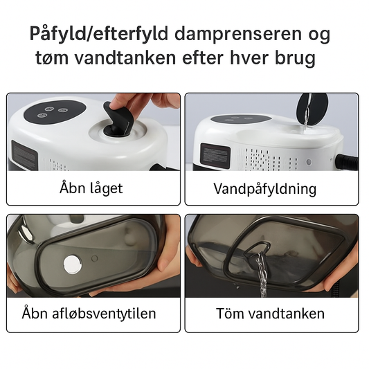 SteamClean Pro - Effektiv damprengøringsmaskine