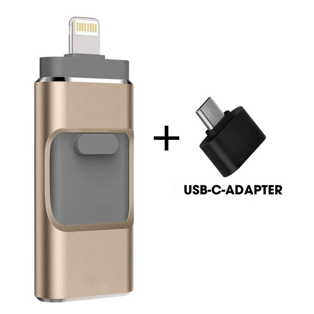 MobiKey® - 4-i-1 USB-drev – Lynhurtig billedoverførsel