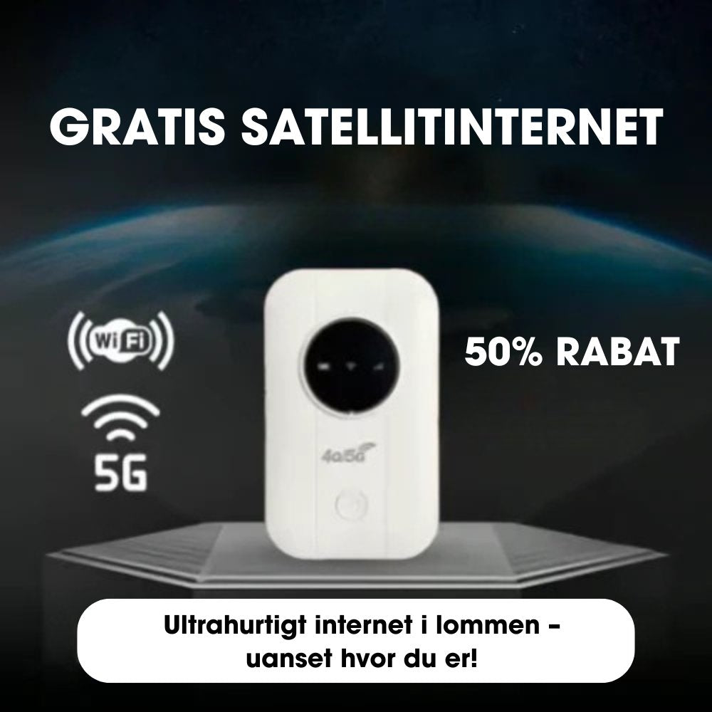 UltraLink Pocket Router™ - Ubegrænset internet – altid og overalt