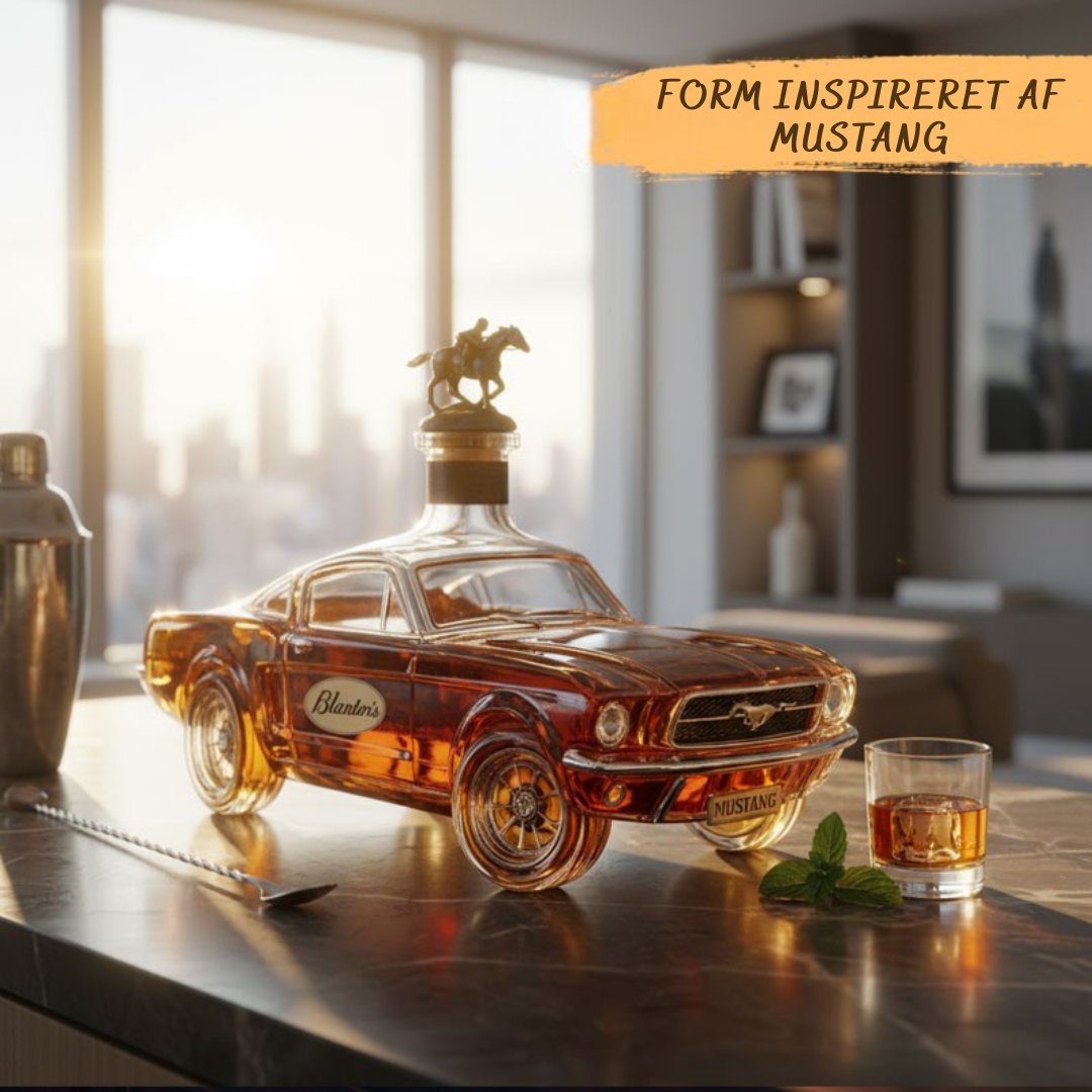 Mustang whiskeyflaske