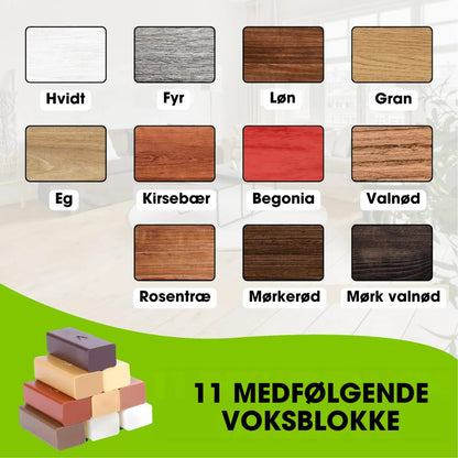 WoodFix™ – Reparationskit til møbler, lister og gulve