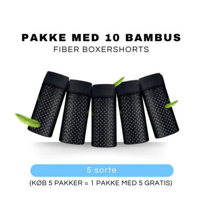 BioBox™ - Bambusfiber boxershorts sæt med 10