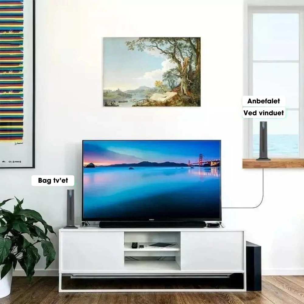 EaroTV 4K™ - Få gratis HD-kanaler uden kabel, smart-tv eller Wi-Fi