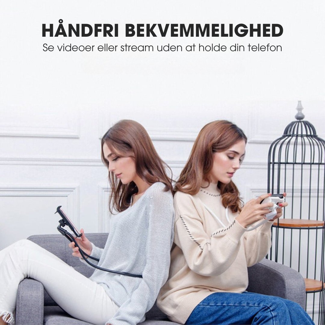 EasyView™ - Justerbar telefonholder til halsen
