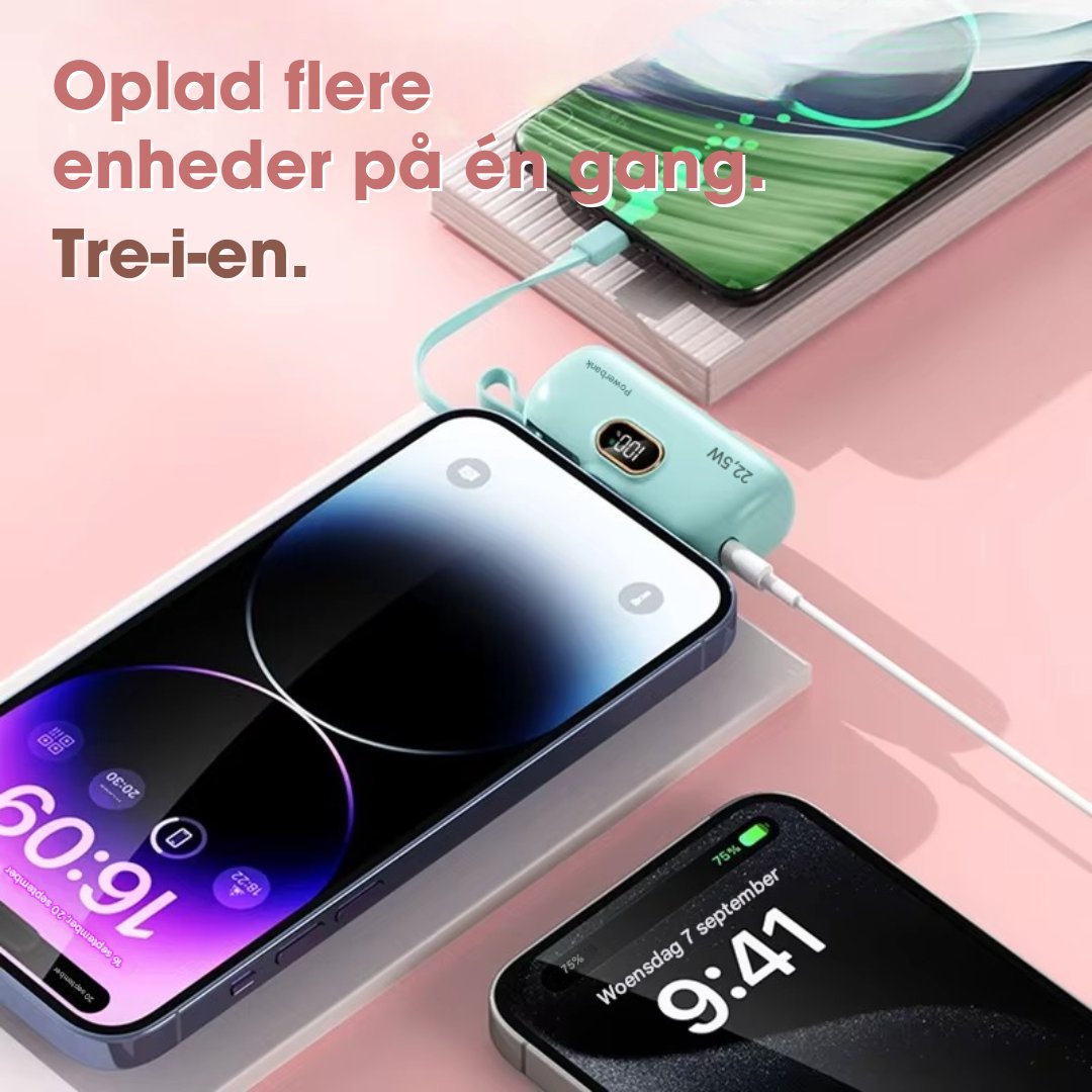 PowerPod™ - Dagevis batteritid uden stikkontakt