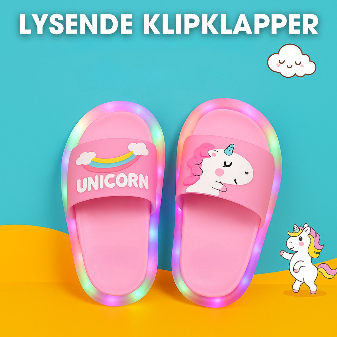 HappySteps™ – Lyssende enhjørning klipklappere til børn fra 1–8 år