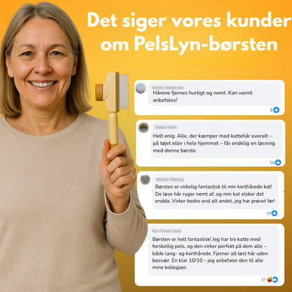 SheddiCat Brush™ – Den nemmeste måde at pleje din kats pels på