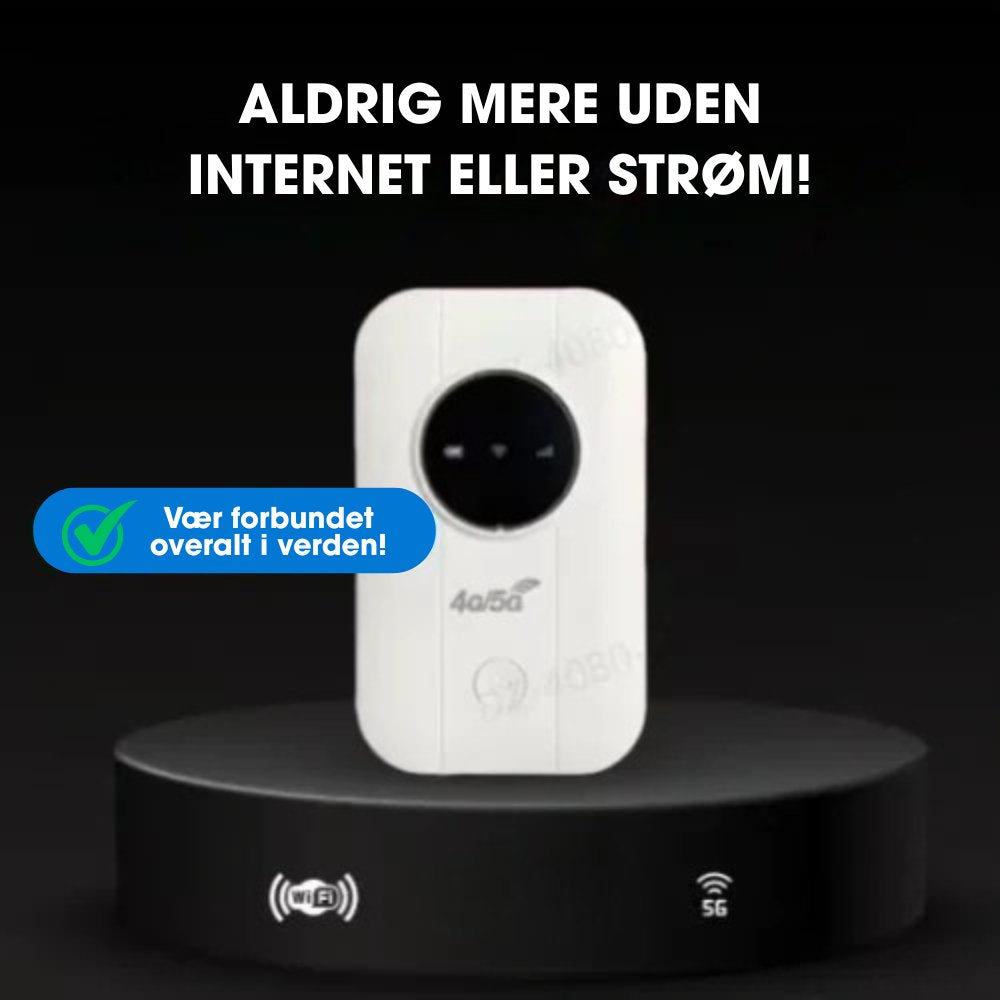 UltraLink Pocket Router™ - Ubegrænset internet – altid og overalt