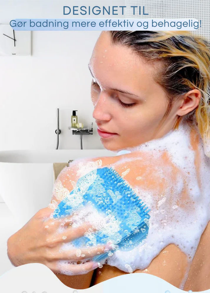 VaskLet™ | Silikone Badebælte Skrubbebørste