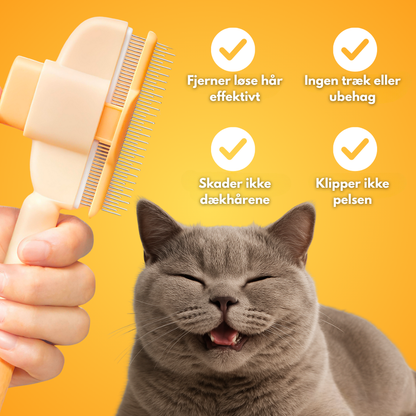 SheddiCat Brush™ – Den nemmeste måde at pleje din kats pels på
