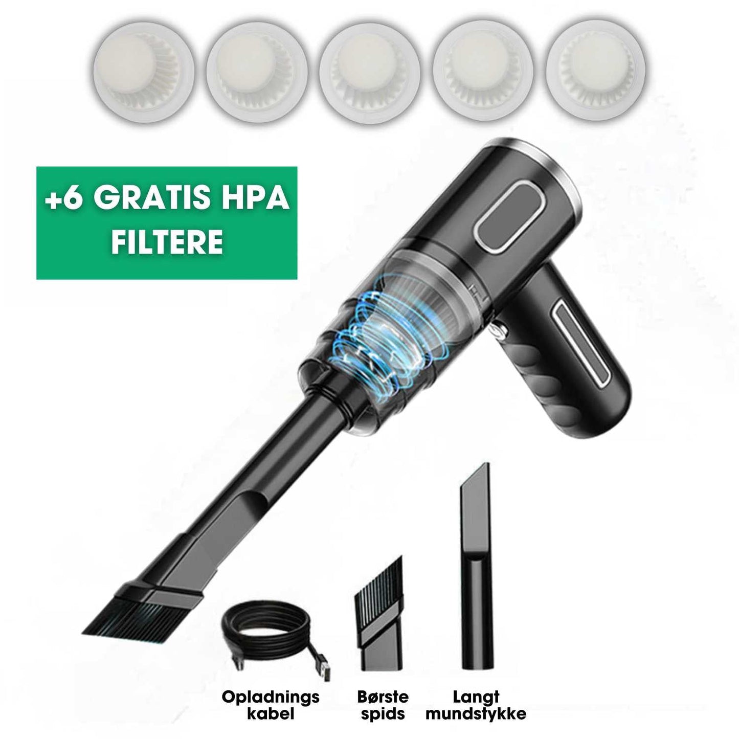 Vortex Pro® - Trådløs bilstøvsuger