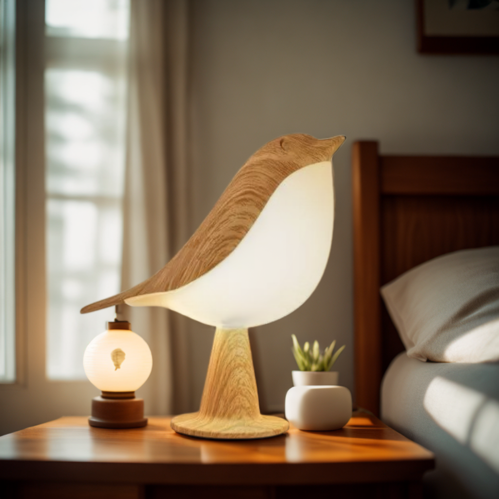 FuglRo™ | En lampe, der bringer natur, lys og ro ind i dit hjem