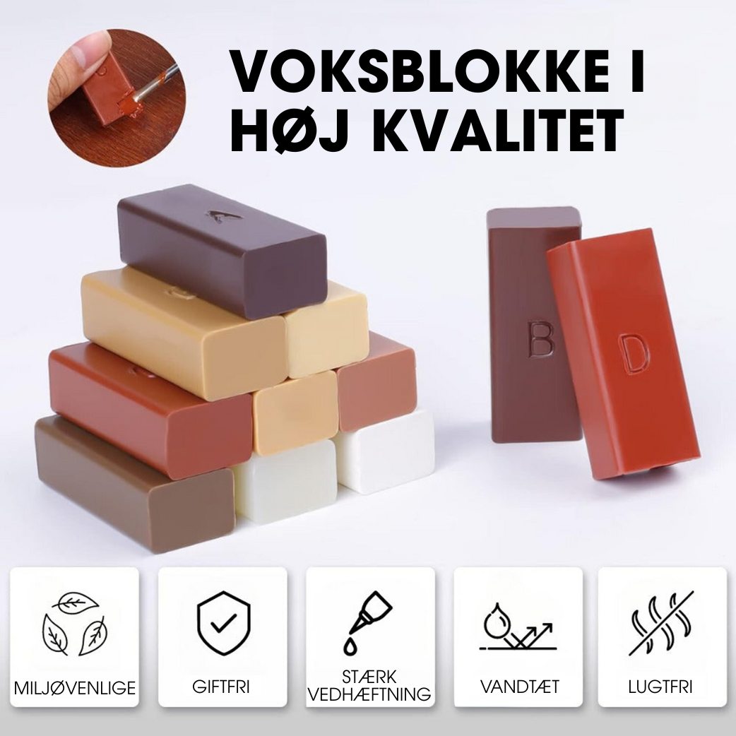 WoodFix™ – Reparationskit til møbler, lister og gulve