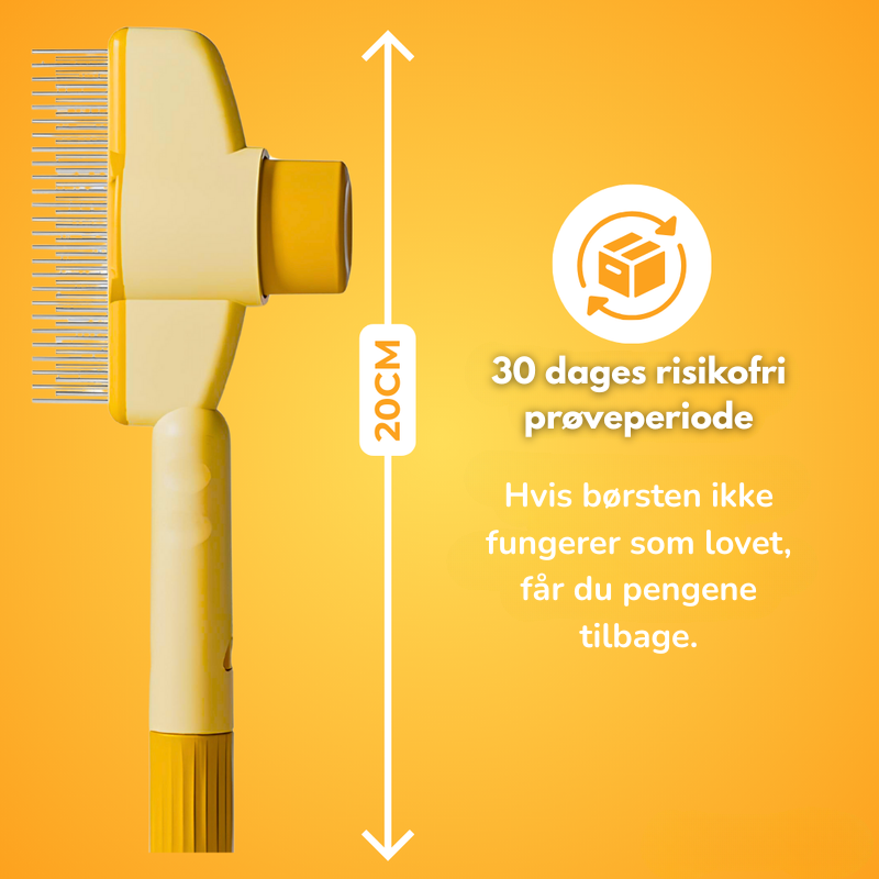 SheddiCat Brush™ – Den nemmeste måde at pleje din kats pels på