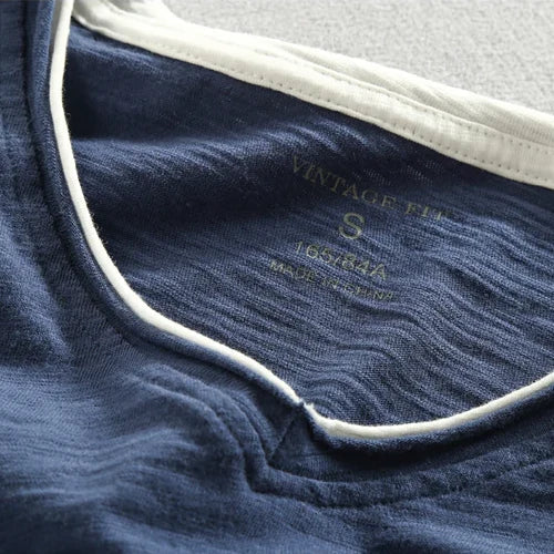 Premium Langærmet Bomulds T-shirt