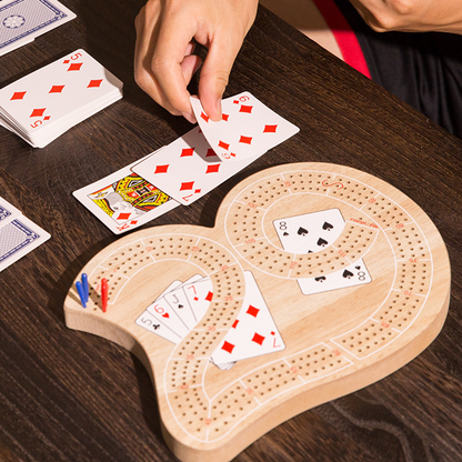 Bordplade Til Cribbage I Træ