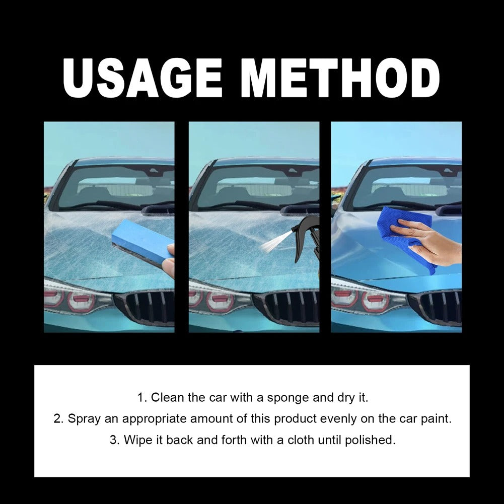 3-I-1 HURTIG BILCOATINGSPRAY MED HØJ BESKYTTELSE