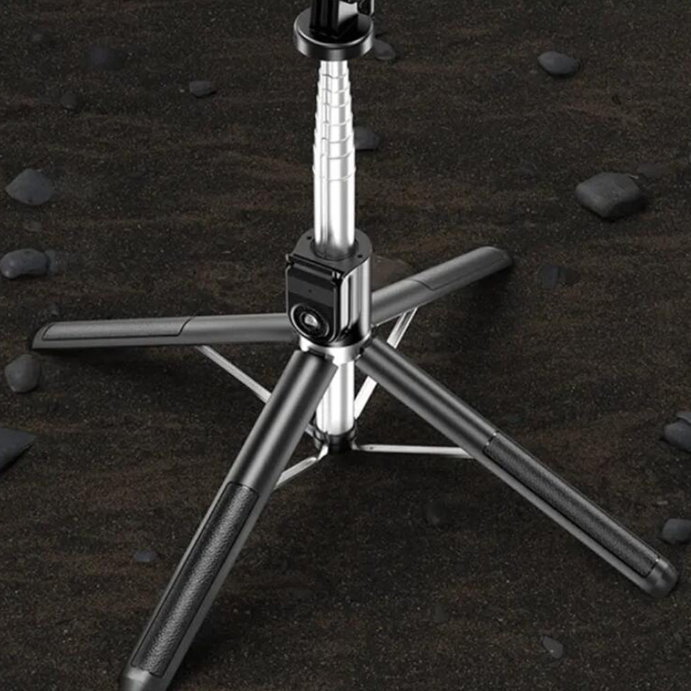 LED ring light med tripod og fjernbetjening