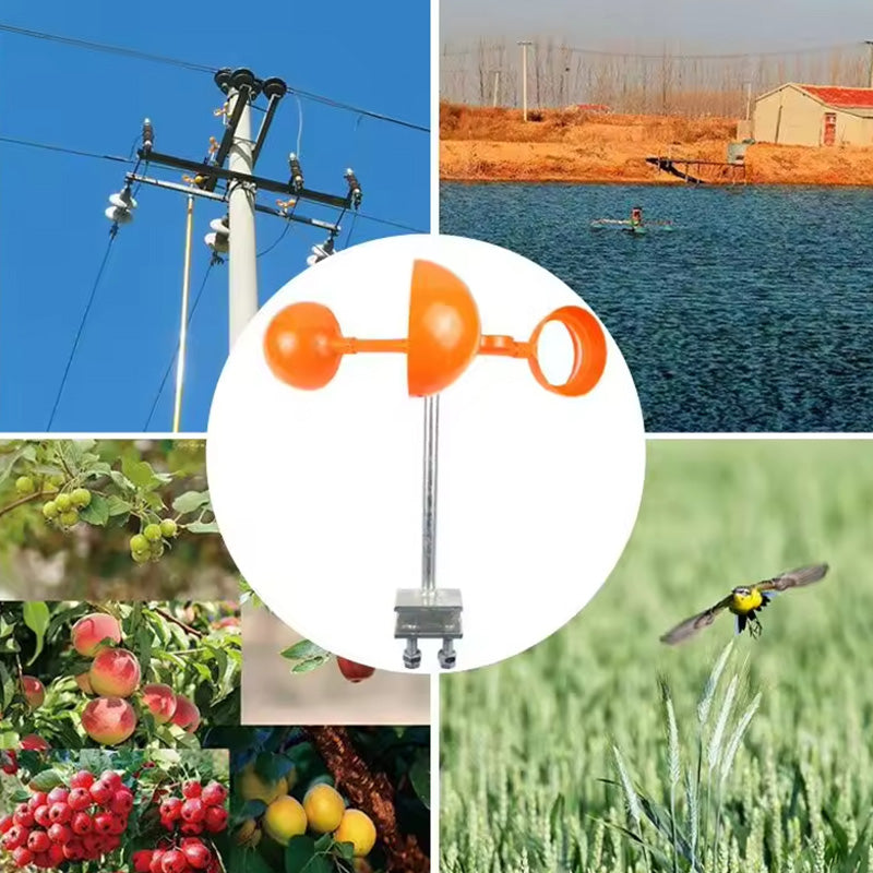 BirdBlocker™ – Vind- og solcelledrevet fugleskræmmer med lyd og refleksion